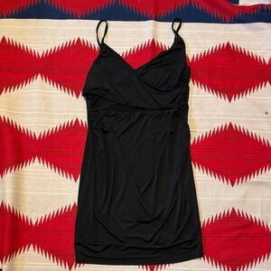 Bump friendly mini Black Women's Dress extra large XL